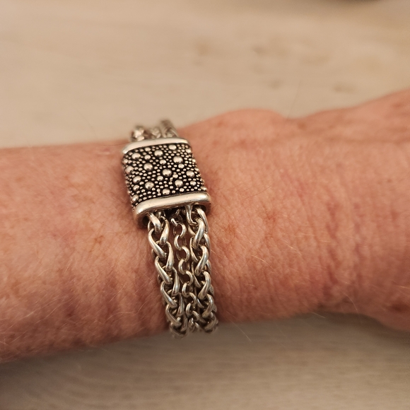 Michael Dawkins Silver Bracelet - Picture 2 of 5